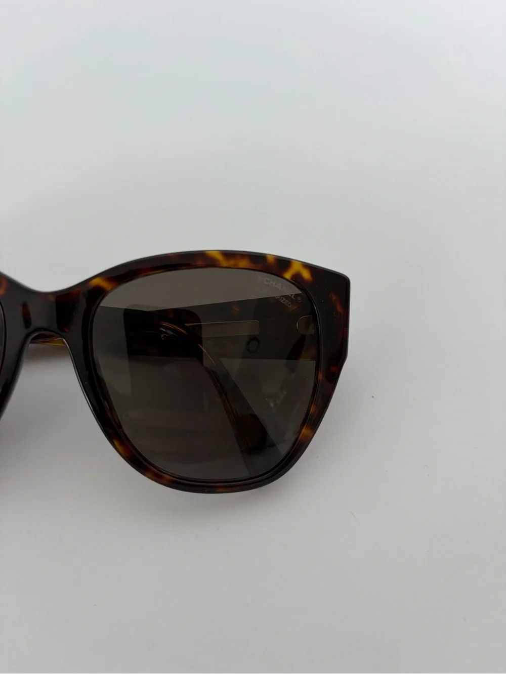 Chanel Brown Acetate Butterfly 5412 Polarized Sunglasses 54/19 140 mm